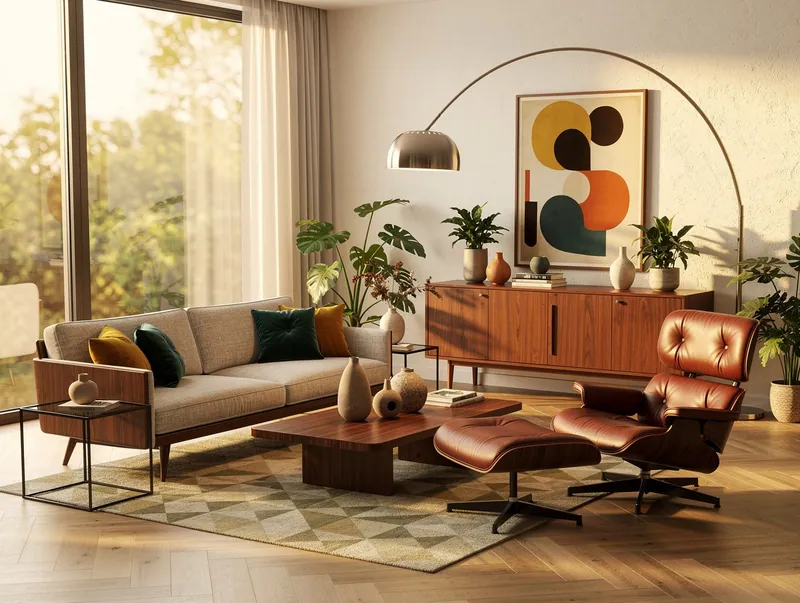 Midcentury modern Living room