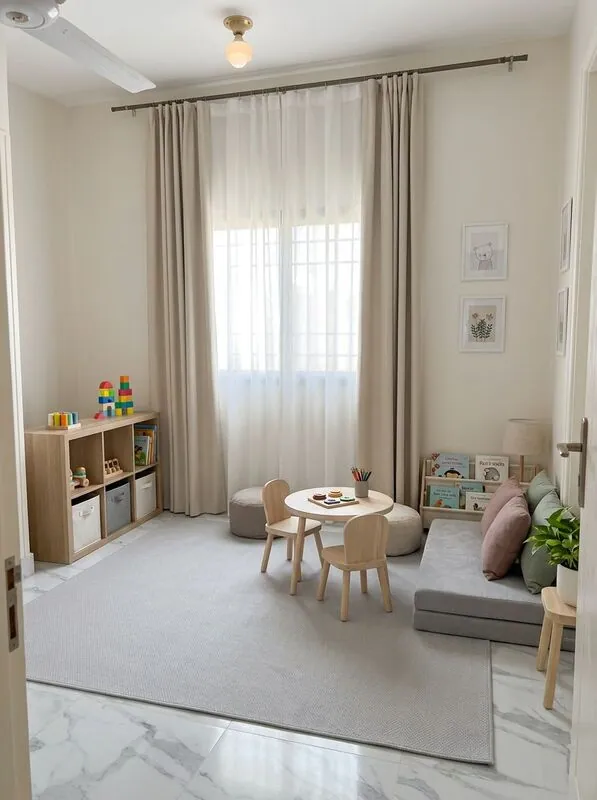 Minimalist Kids playroom