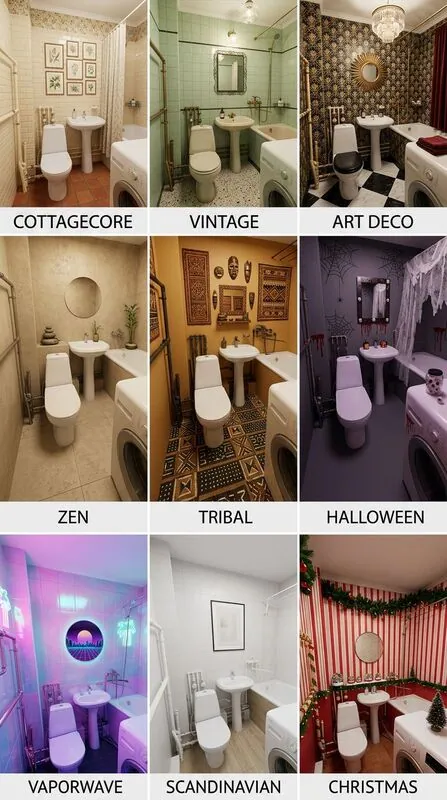 Explore multiple styles Bathroom