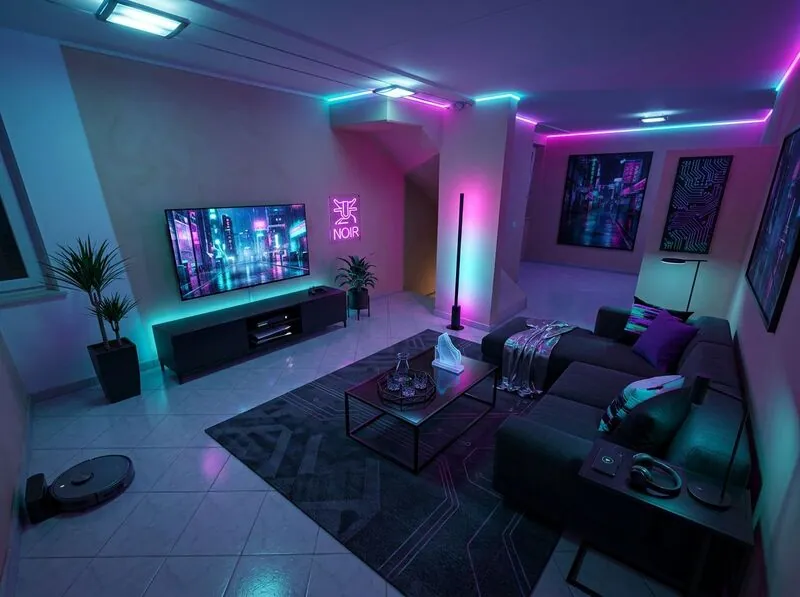 Cyberpunk Living room