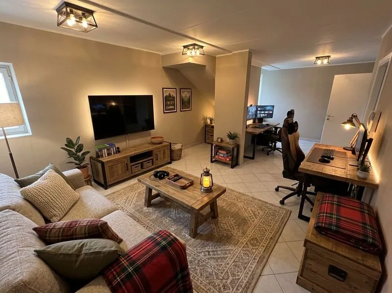 Rustic Gaming room