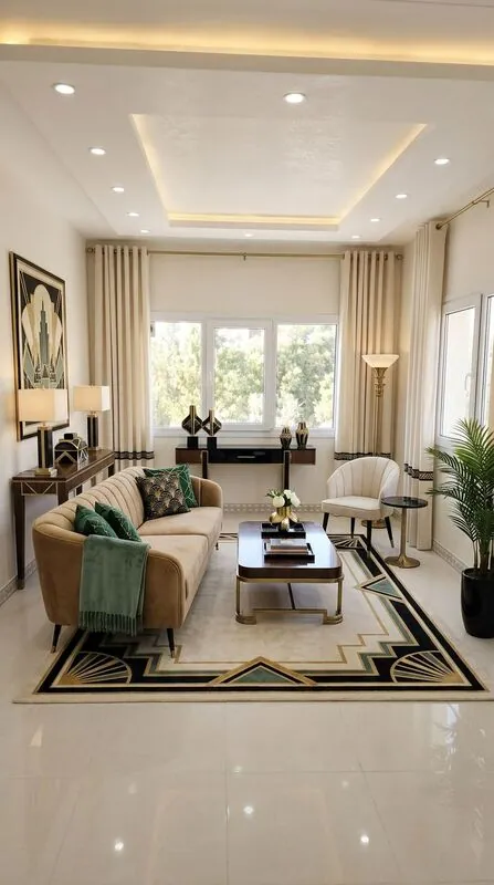 Art deco Living room