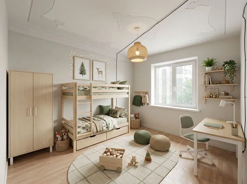 Scandinavian Kids playroom