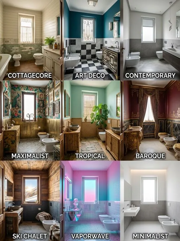 Explore multiple styles Bathroom