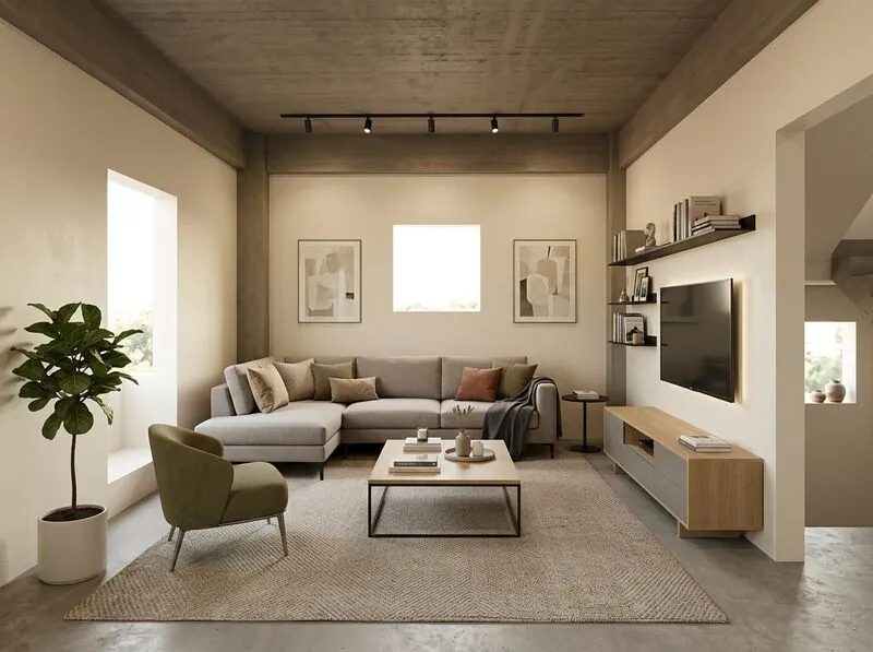 Contemporary Living room