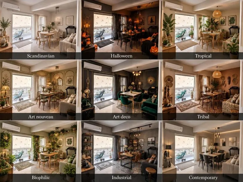 Explore multiple styles Living room