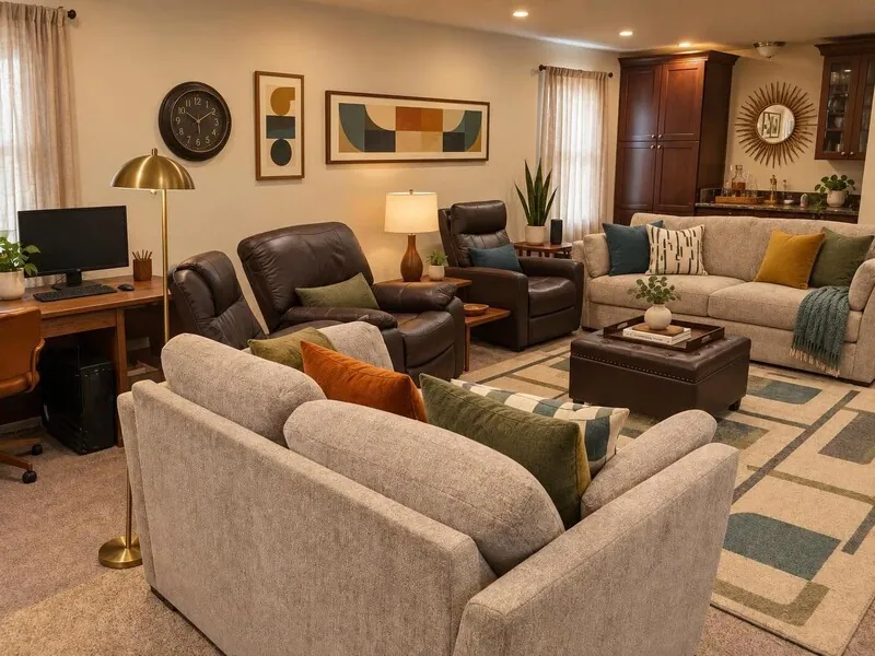 Midcentury modern Living room