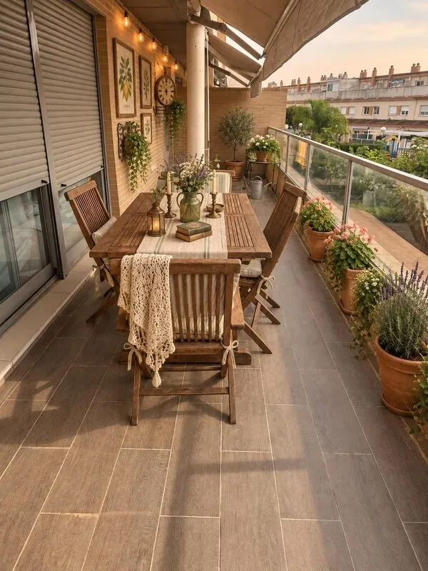Vintage Outdoor patio