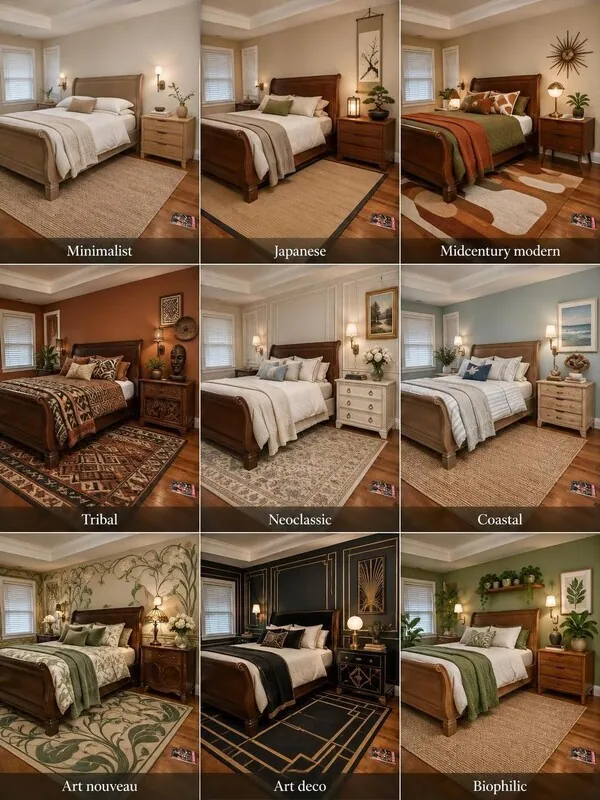 Explore multiple styles Bedroom