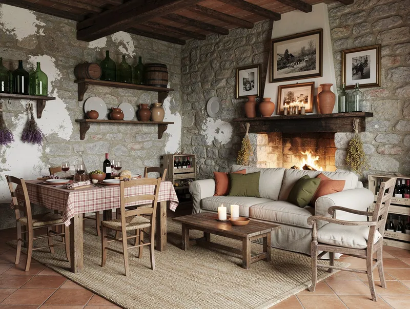 Rustic Living room