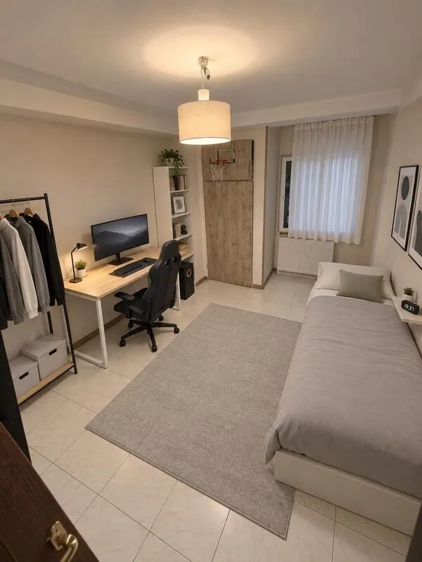 Minimalist Gaming room