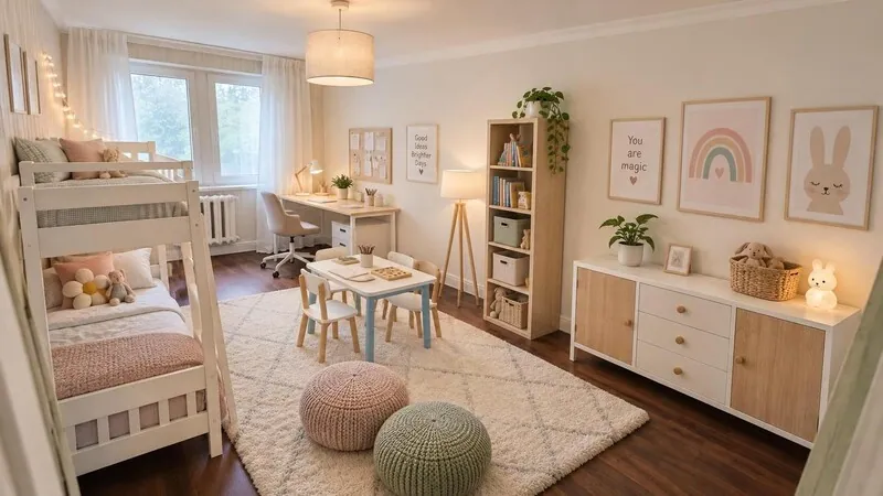 Scandinavian Kids playroom