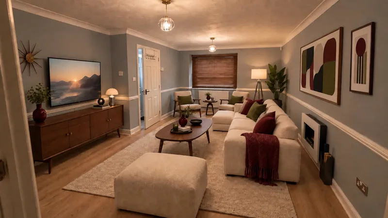 Midcentury modern Living room