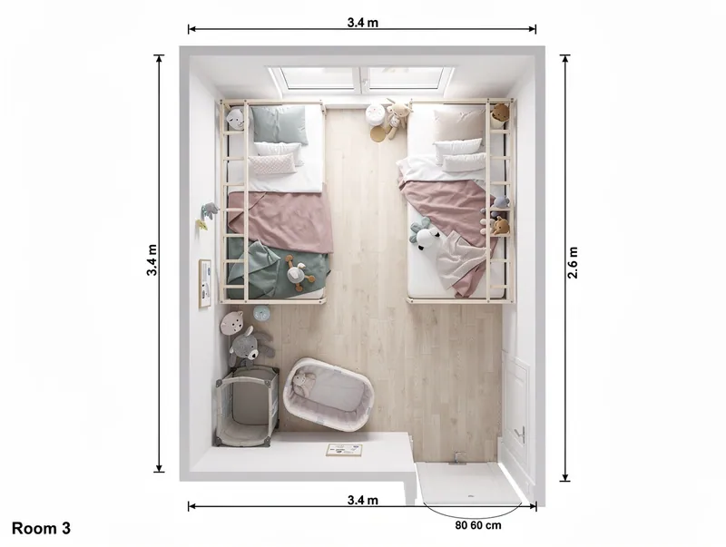 Scandinavian Kids playroom
