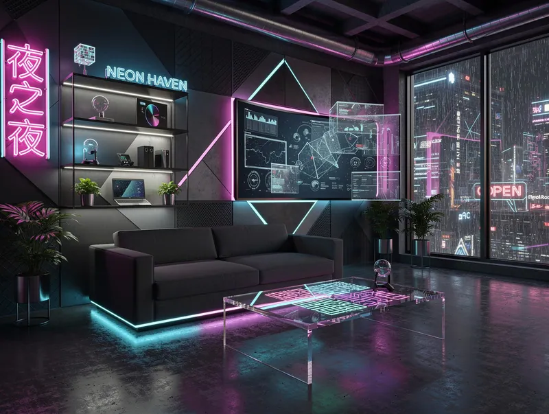 Cyberpunk Living room
