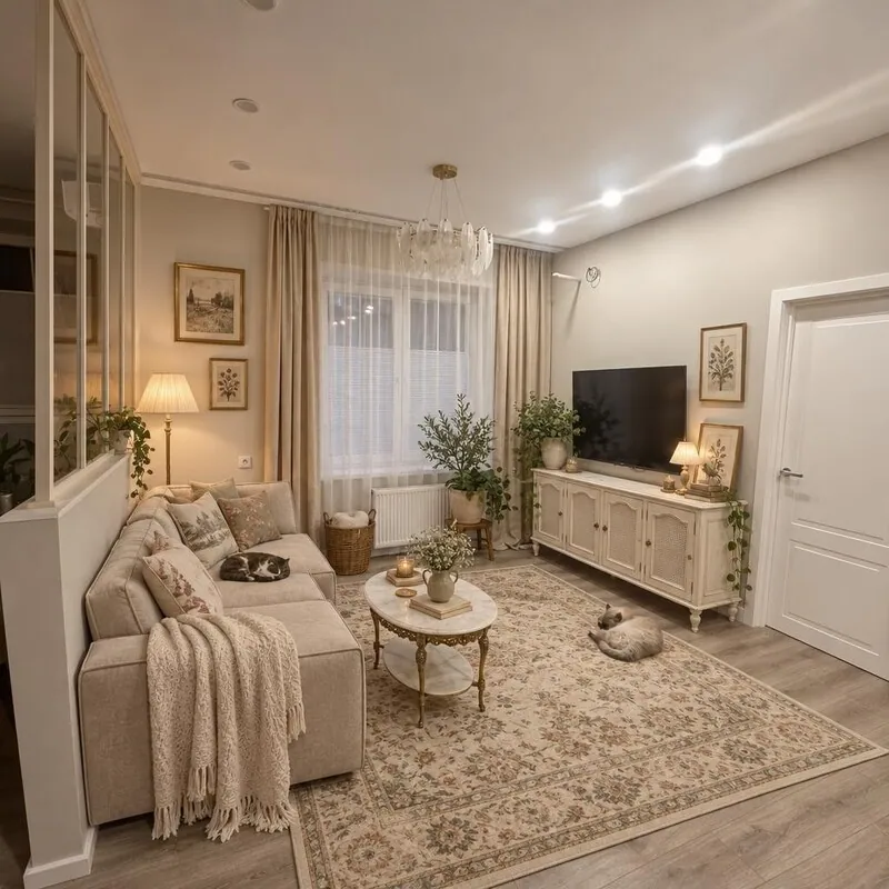 French country Living room