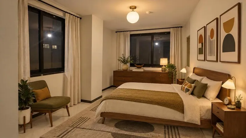 Midcentury modern Bedroom