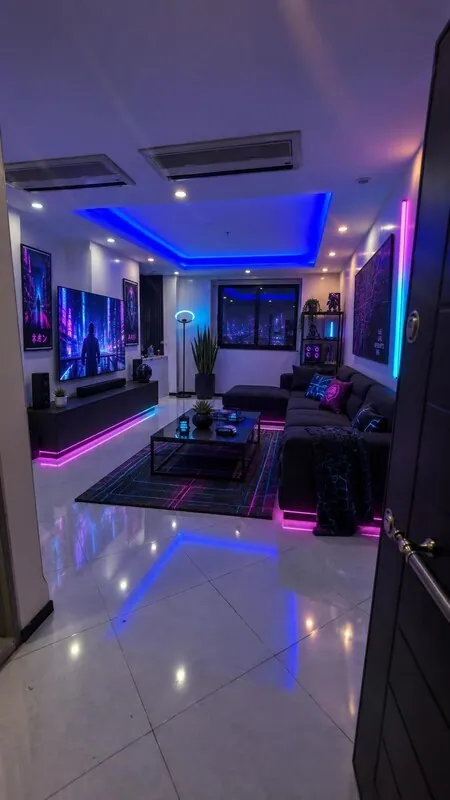 Cyberpunk Living room