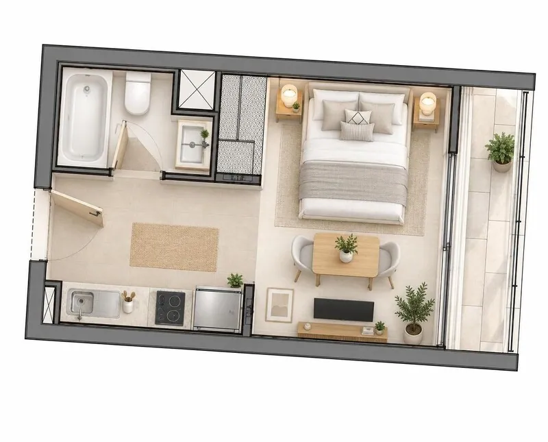 Scandinavian Study room