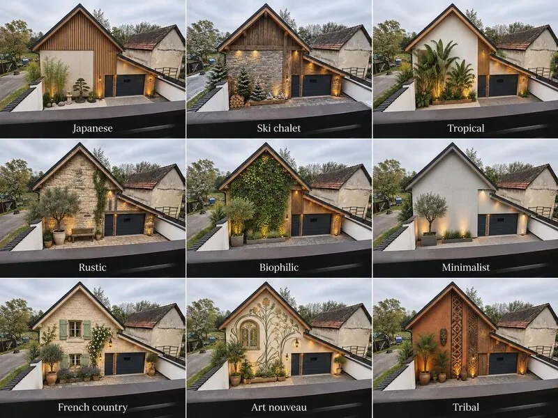 Explore multiple styles House exterior