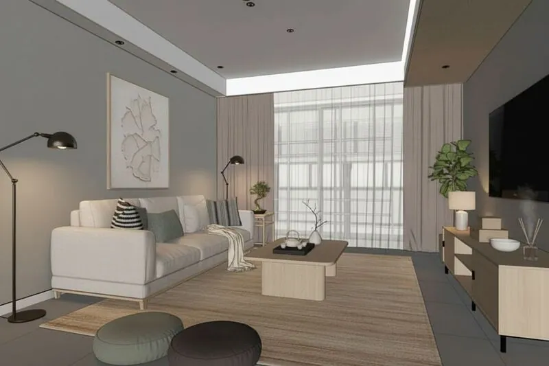 render of a house interior