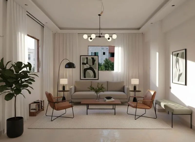 render of a house interior