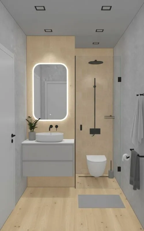 render of a house interior