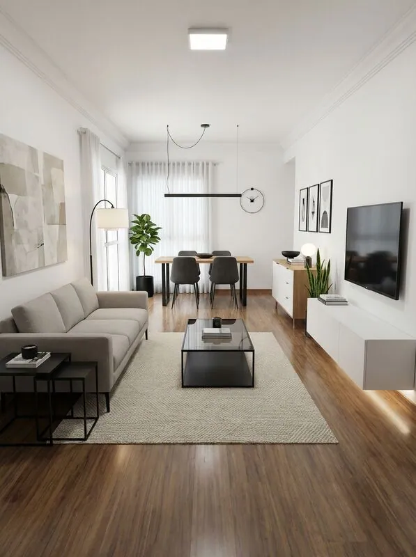 render of a house interior