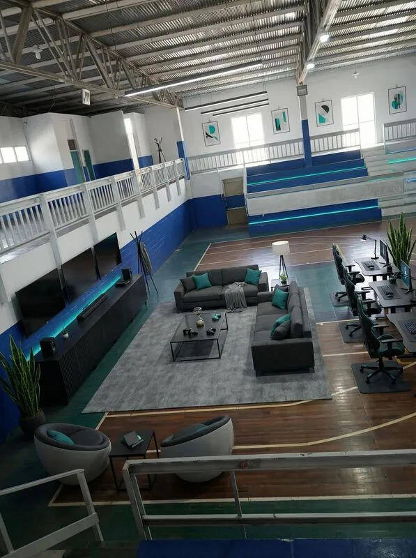 render of a house interior