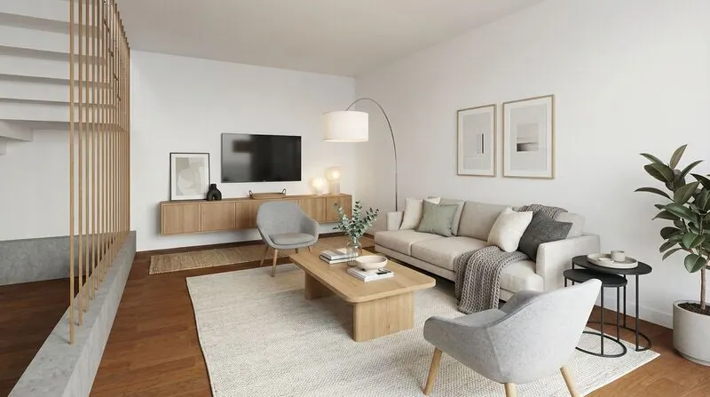 render of a house interior