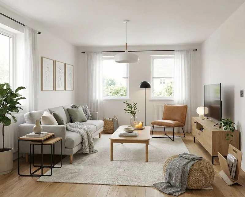 render of a house interior