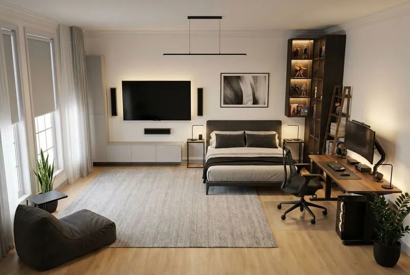 render of a house interior