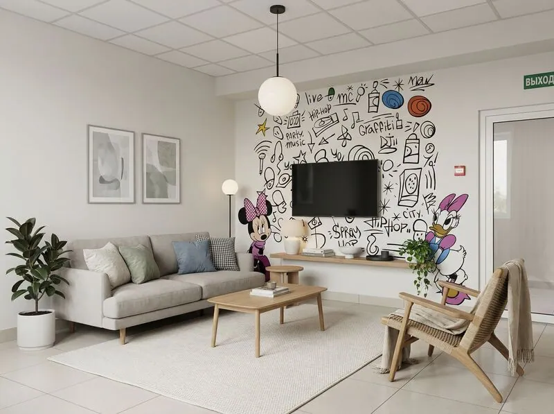 render of a house interior