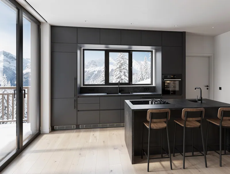 render of a house interior