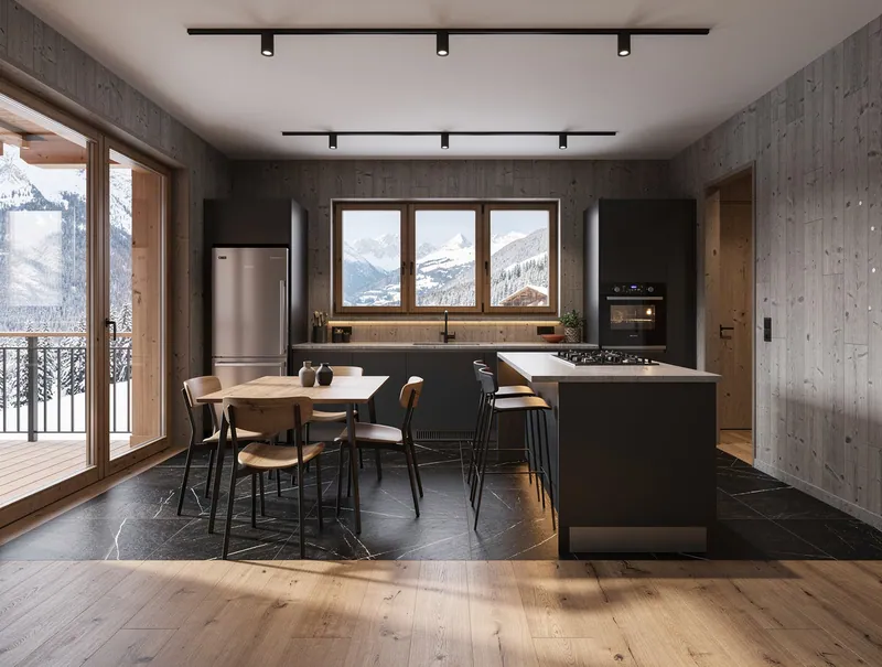 render of a house interior