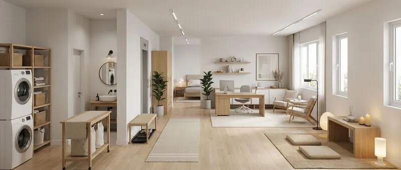 render of a house interior