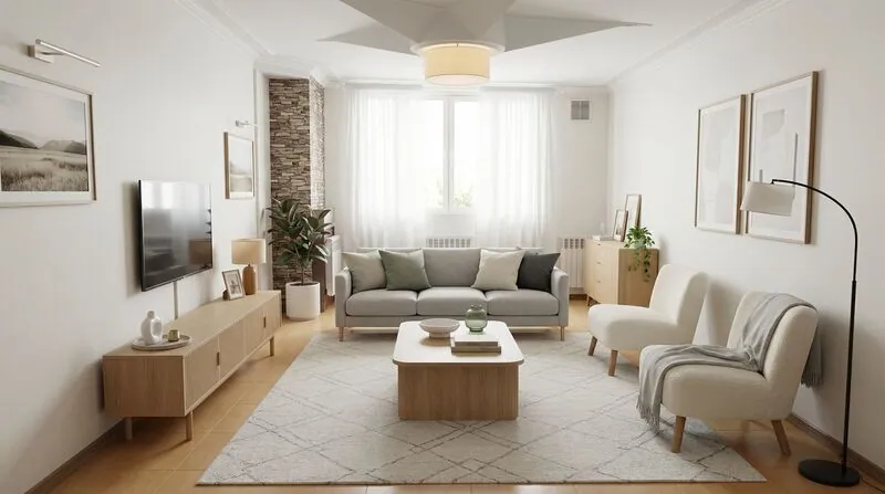 render of a house interior