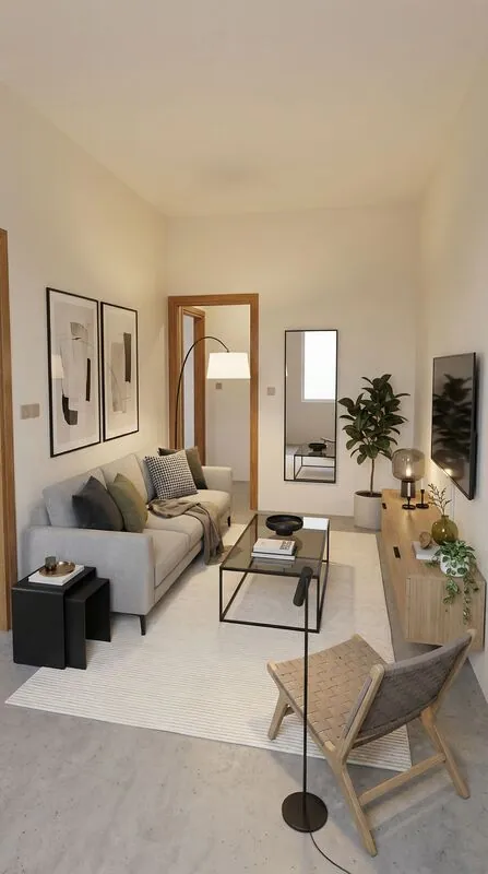 render of a house interior