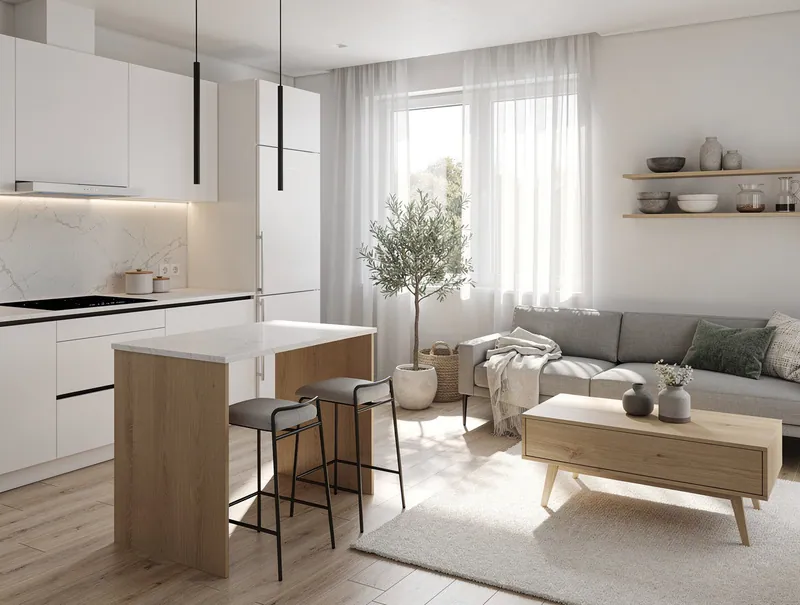 render of a house interior