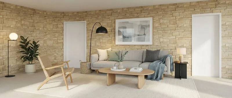 render of a house interior