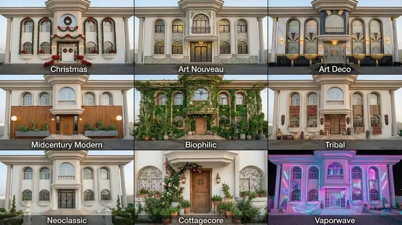 Explore multiple styles House exterior