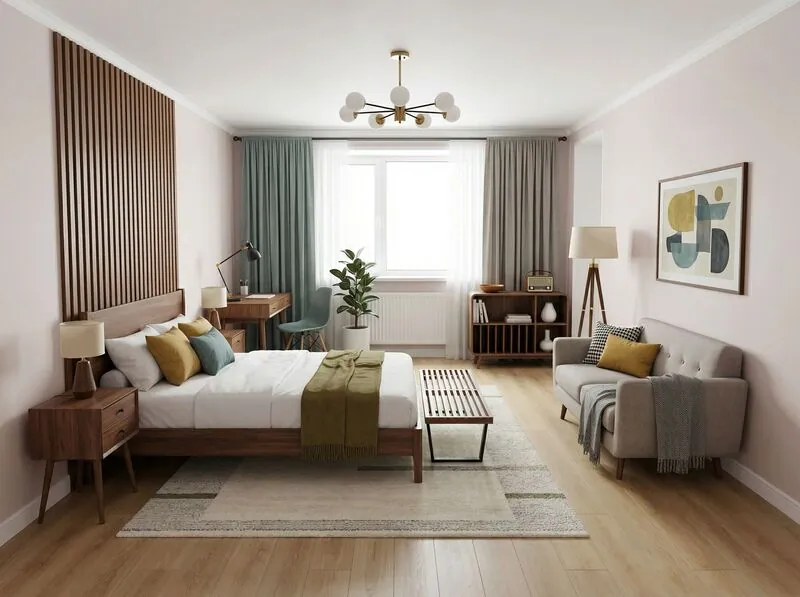 Midcentury modern Bedroom