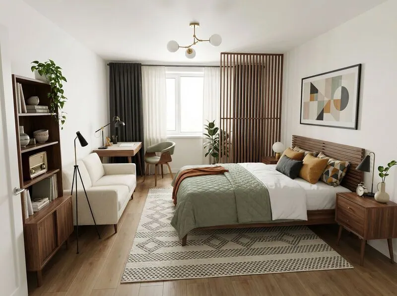 Midcentury modern Bedroom