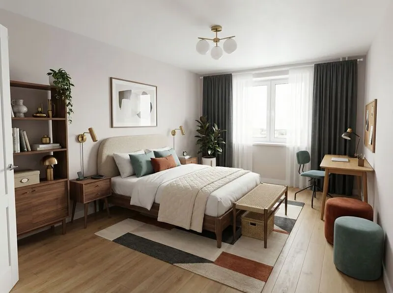 Midcentury modern Bedroom