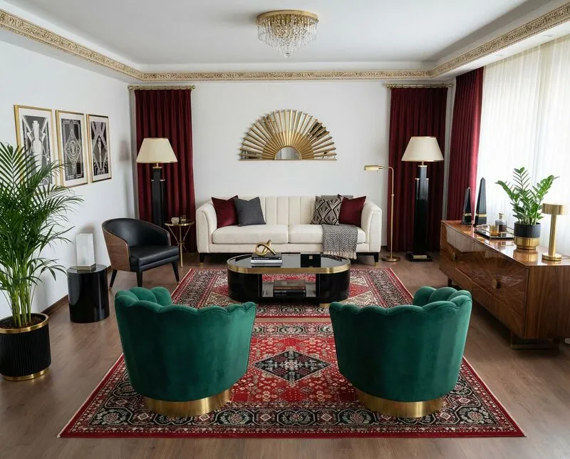 Art deco Living room