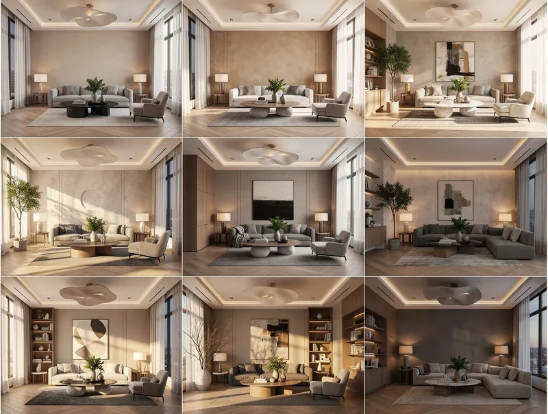 Explore multiple styles Living room