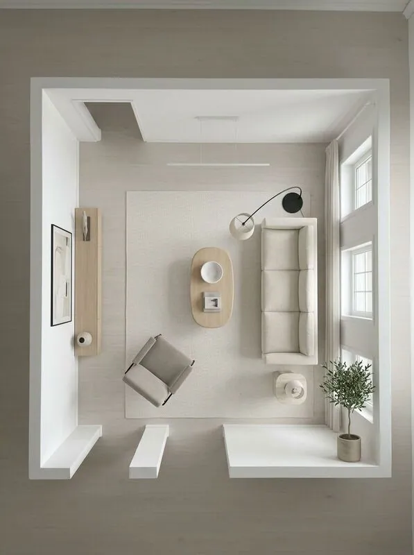 Minimalist Living room