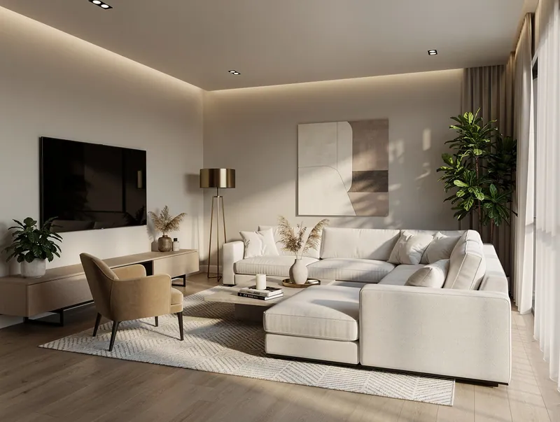 Contemporary Living room