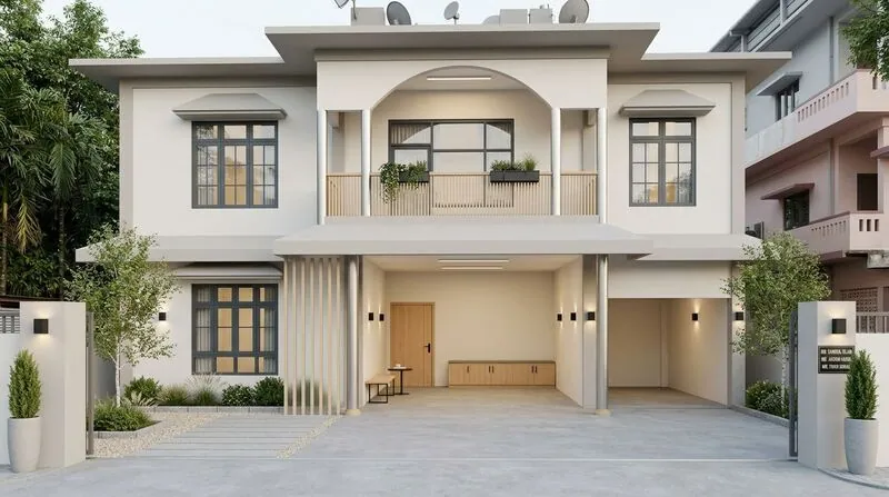 Scandinavian House exterior