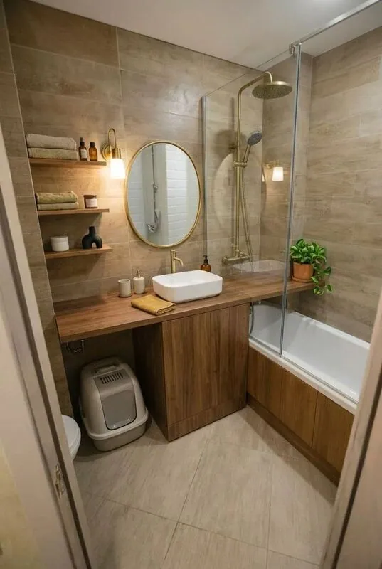 Midcentury modern Bathroom